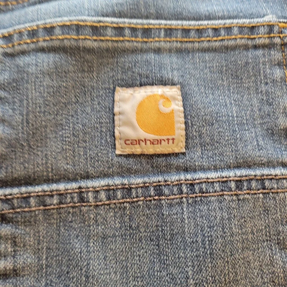 Carhartt Mens Rugged Flex Relaxed Fit Jeans Blue 36x34 BD2804-M